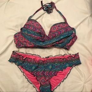 Multi-color swimsuit